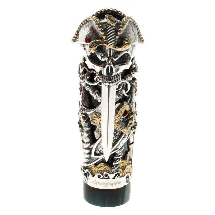 Pre Owned Montegrappa Cult Collection Pirates Limited Edition Silver Rollerball Pen