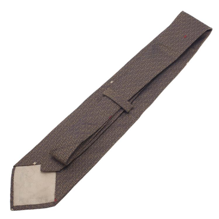 Pre Owned Moschino Grey Dancing M Tie