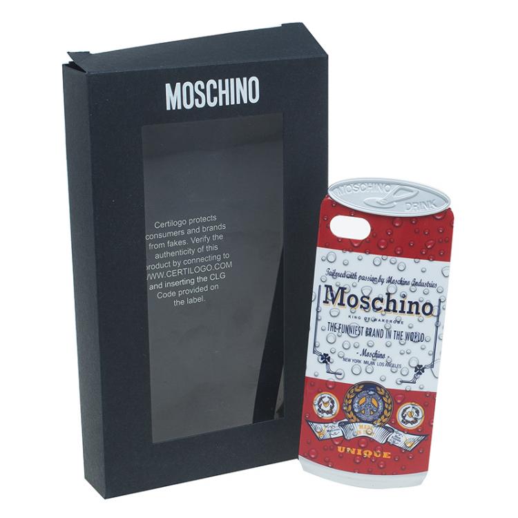 Pre Owned Moschino Red Drink iPhone 5/5s Case