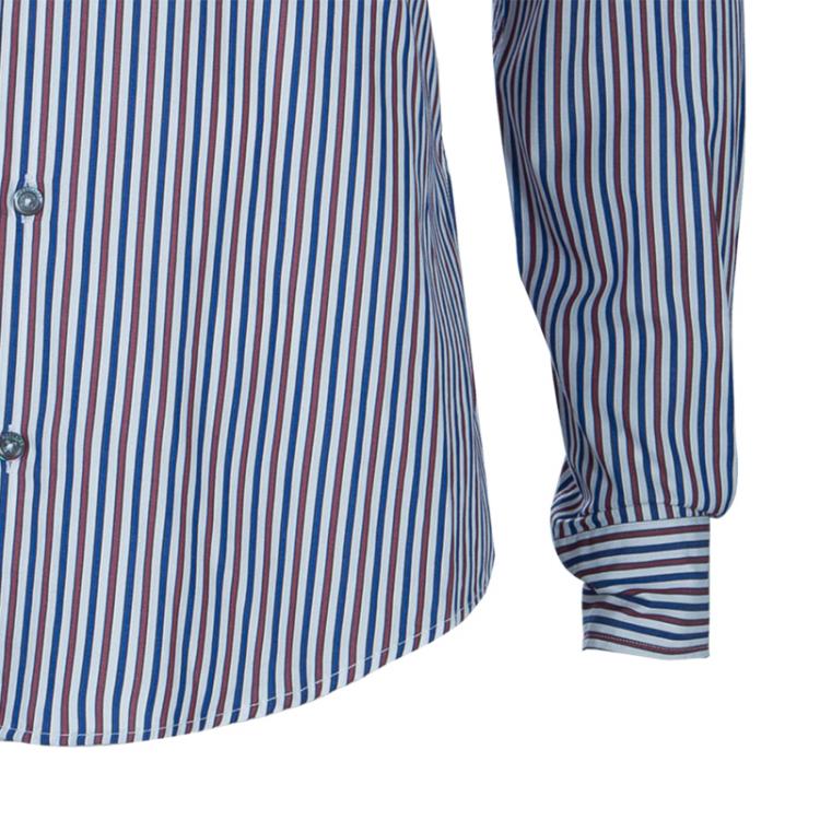 Pre Owned Moschino Men's Multicolor Striped Shirt M