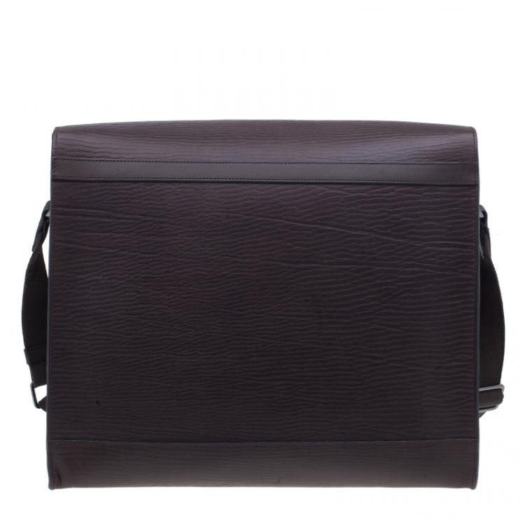 Pre Owned Mulberry Brown Leather Brynmore Messenger Bag