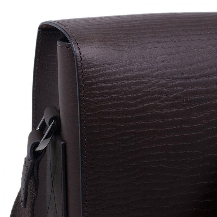 Pre Owned Mulberry Brown Leather Brynmore Messenger Bag