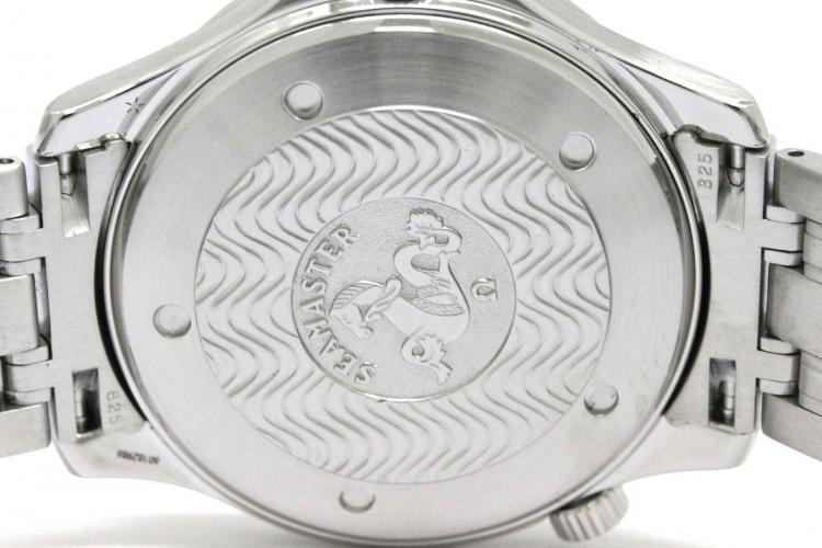 Pre Owned Omega Navy Blue Stainless Steel Seamaster Professional Men's Wristwatch 41MM