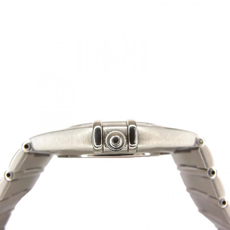 Pre Owned Omega Grey Stainless Steel Constellation Men's Wristwatch 32MM