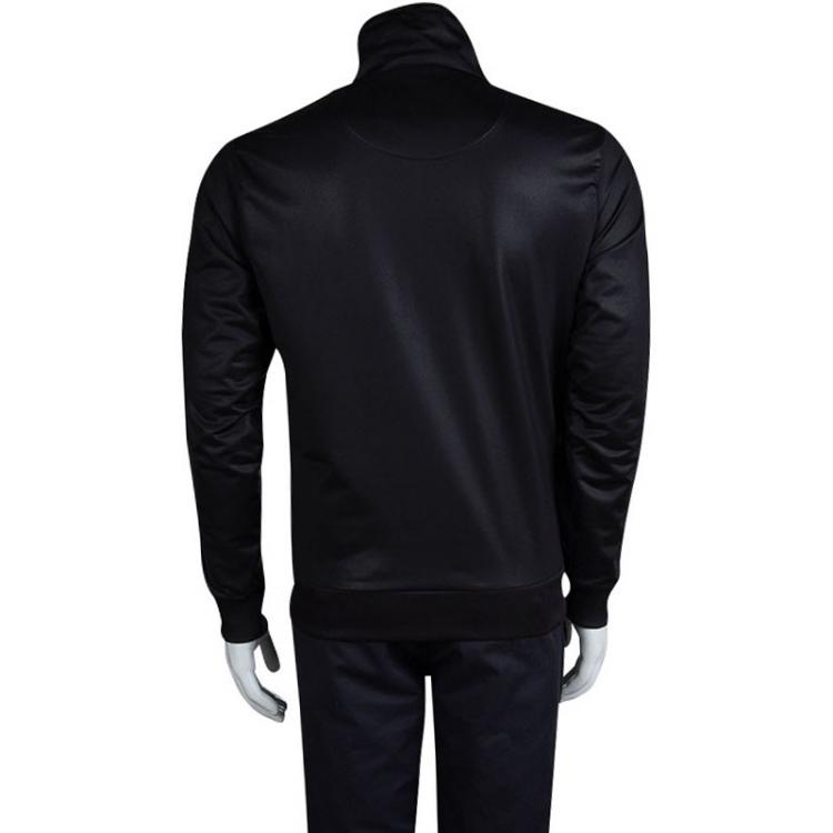 Pre Owned Philipp Plein Black Skull Motif Bomber Jacket L
