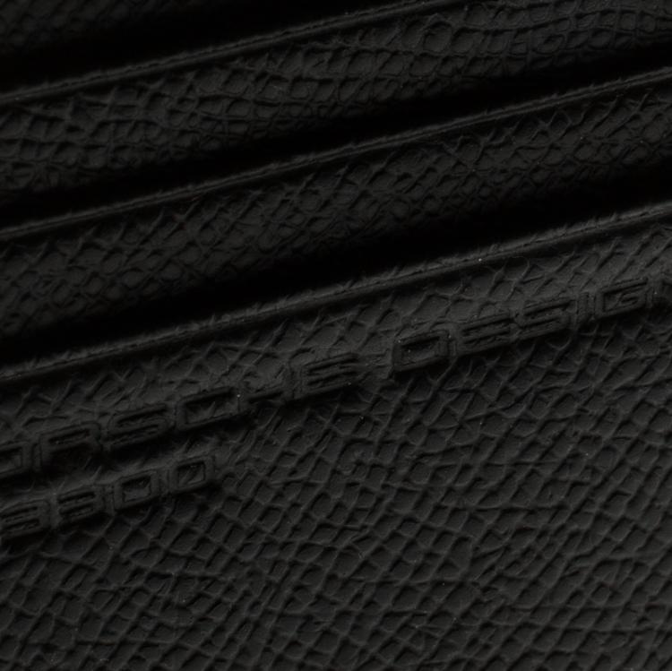 Pre Owned Porsche Design Black Leather P H6 Card Holder