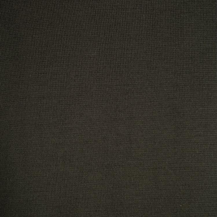 Pre Owned Prada Sport Olive Green Shoulder Patch Detail Sweater XL