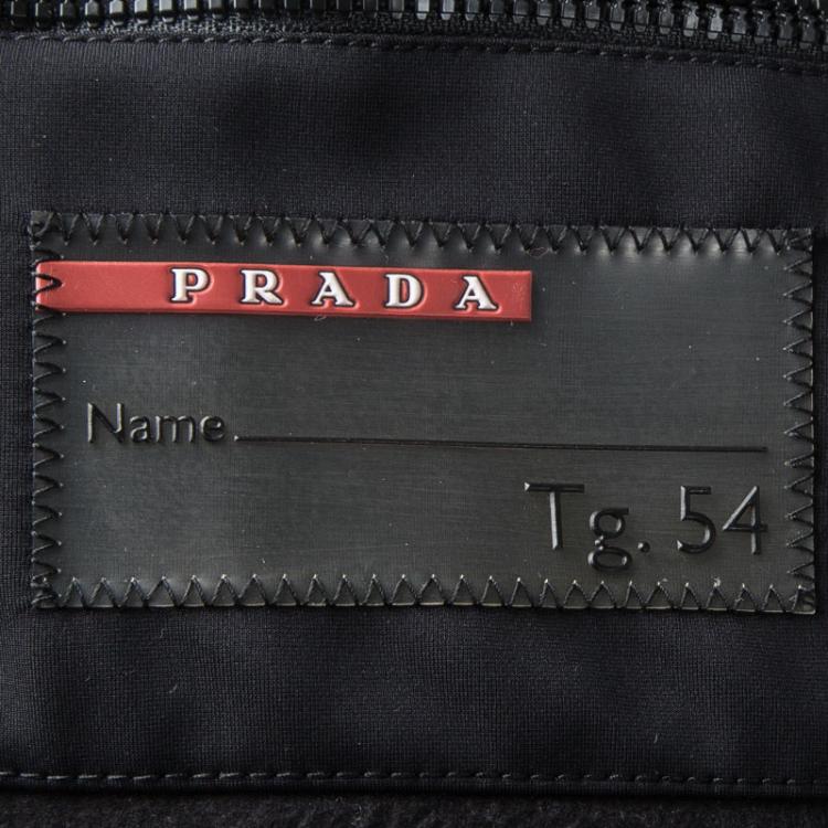 Pre Owned Prada Sport Black Hooded Jacket XXL