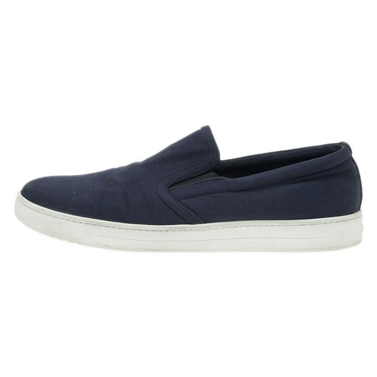 Pre Owned Prada Sport Navy Blue Loafers Size 43
