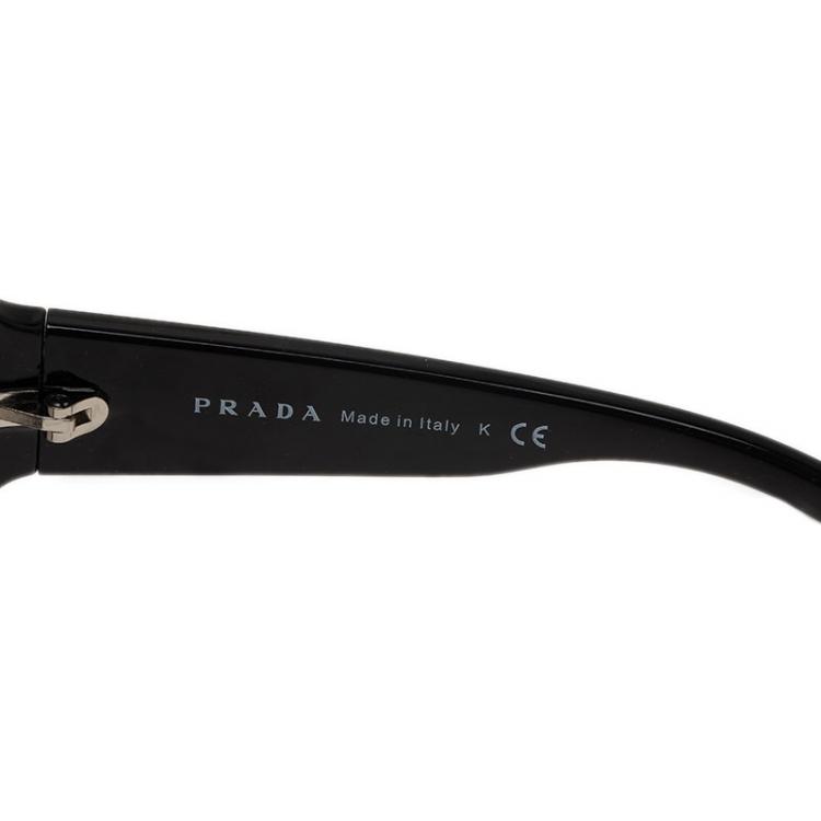 Pre Owned Prada Black SPR05O Ski Mask Inspired Sunglasses 