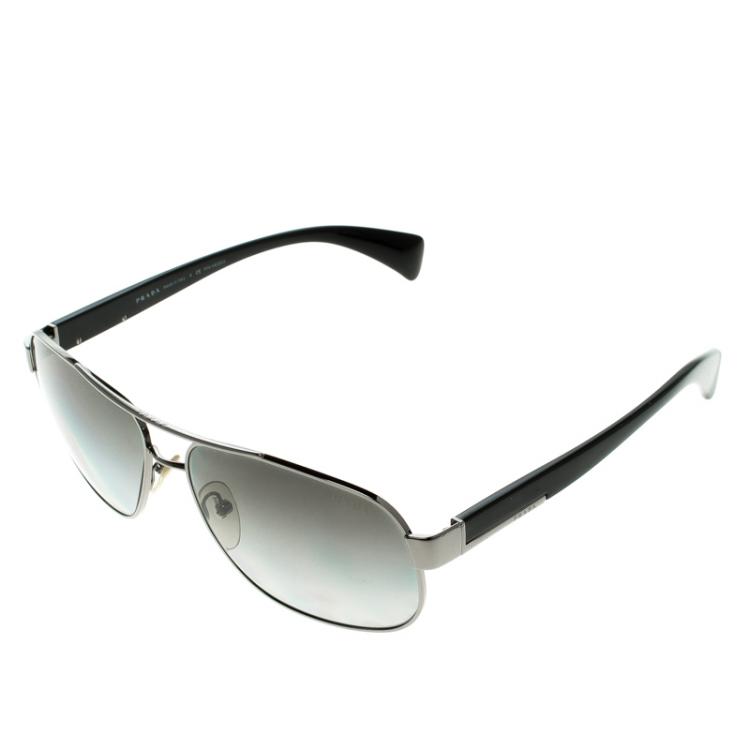 مملوكة مسبقًا Prada Grey Tone SPR 52P Polarized Sunglasses