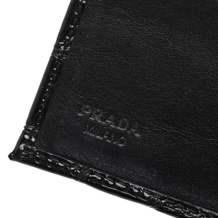 prada crocodile wallet