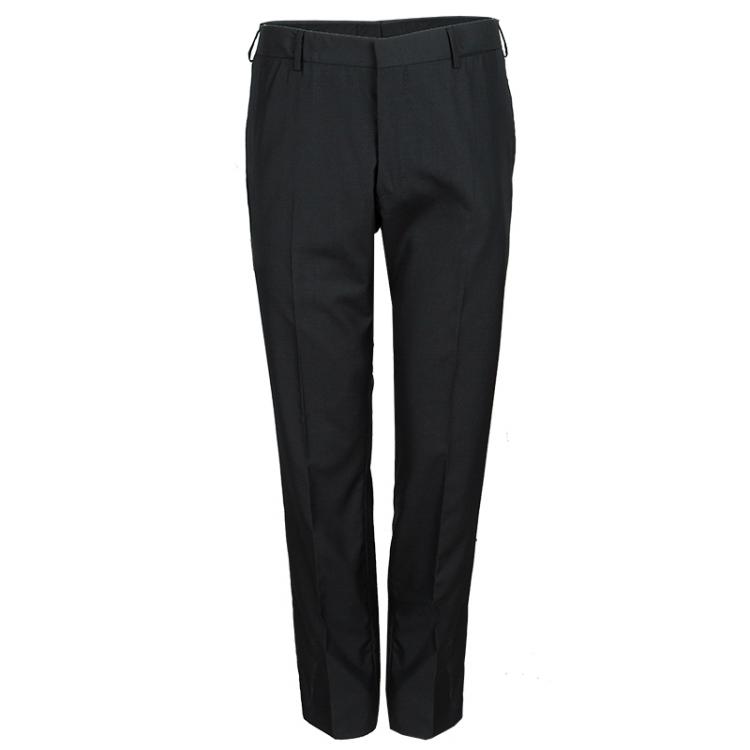 Pre Owned Prada Black Regular Fit Tailored Suit L