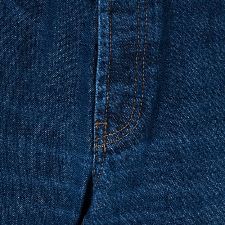 مملوكة مسبقًا Prada Men's Blue Denim Jeans M