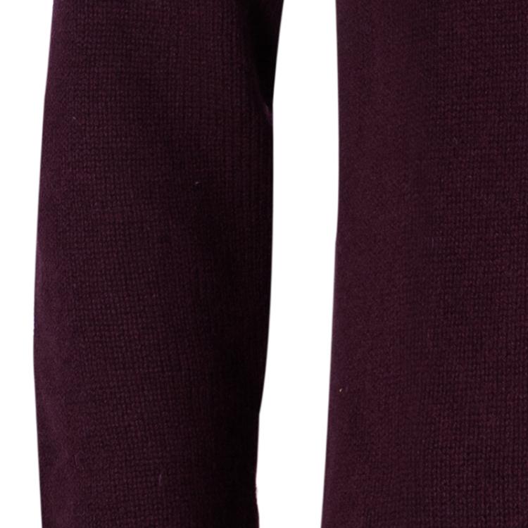 Pre Owned Prada Men's Burgundy Cashmere Sweater L