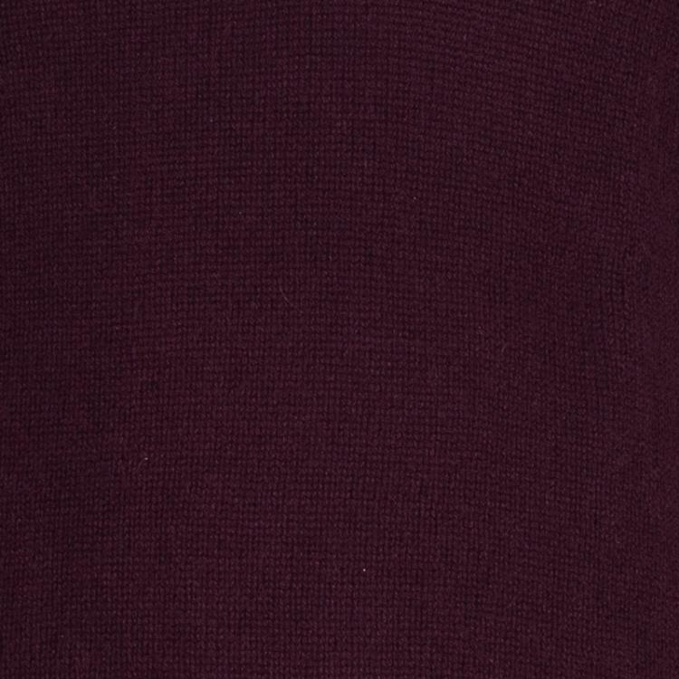 Pre Owned Prada Men's Burgundy Cashmere Sweater L
