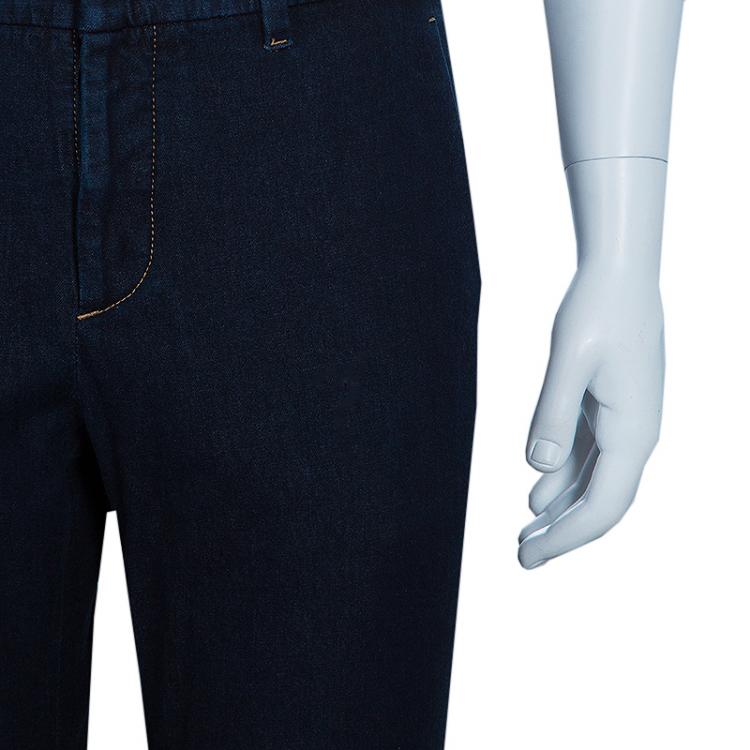 Pre Owned Prada Men's Dark Wash Tight Fit Jeans M
