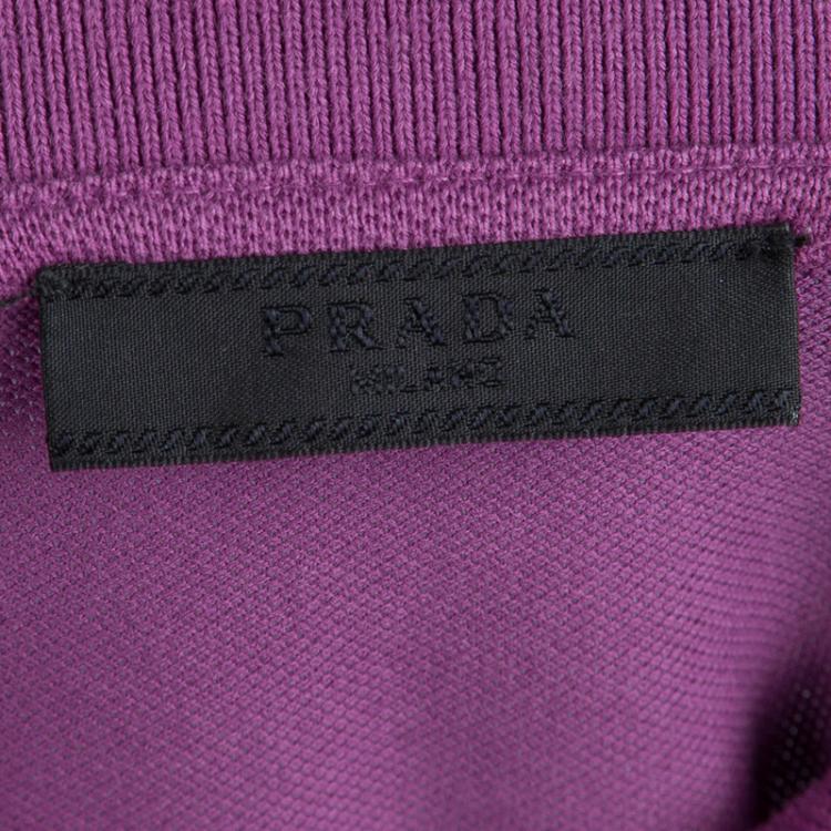 Prada Purple Polo T-Shirt XXXL Prada | TLC