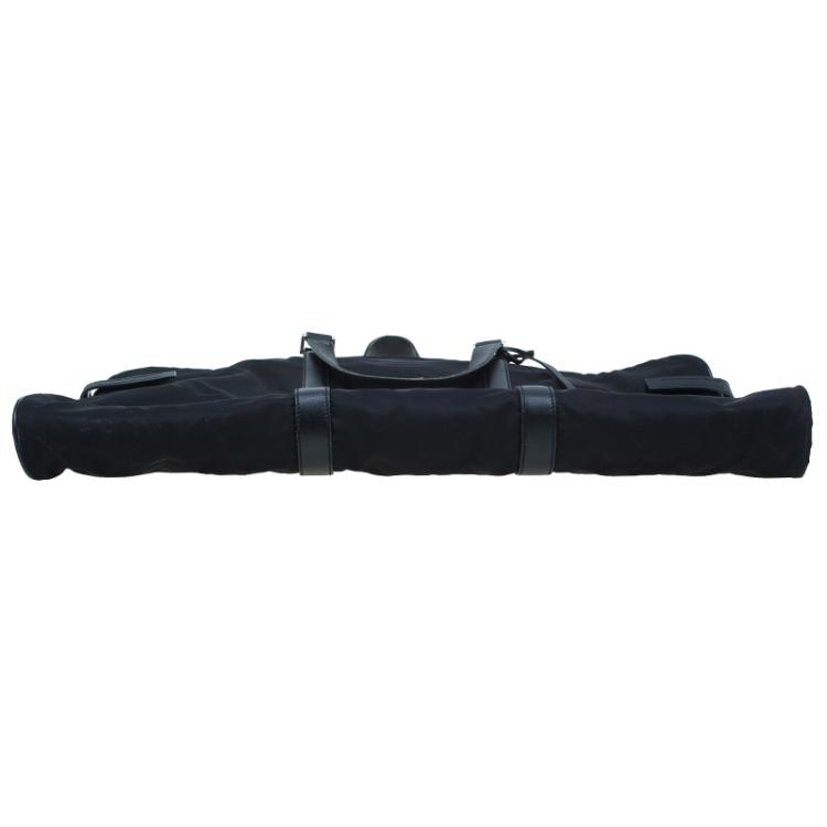 Pre Owned Prada Black Nylon Garment Carrier Bag Travel Suit