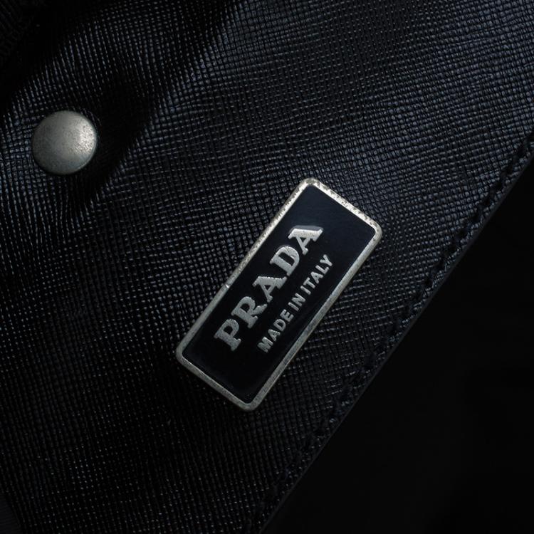Pre Owned Prada Black Nylon Garment Carrier Bag Travel Suit