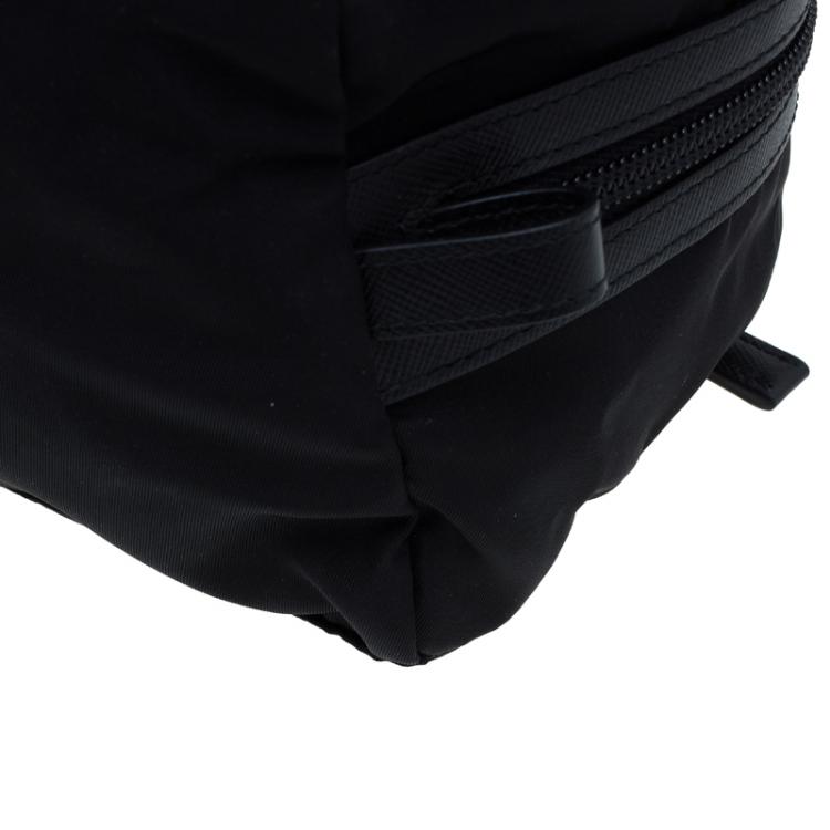 Pre Owned Prada Black Nylon Toiletery Case Pouch