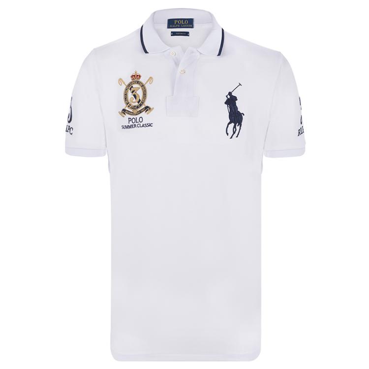 white and blue ralph lauren polo
