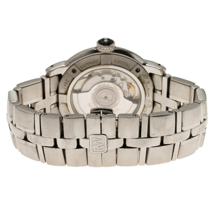 Pre Owned Raymond Weil Grey Stainless Steel Parsifal Men's Wristwatch 39MM
