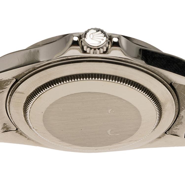 Pre Owned Rolex White Stainless Steel Explorer II Men's Wristwatch 42MM