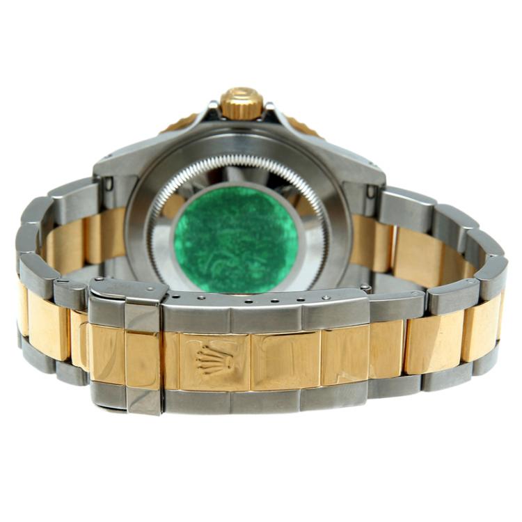 Pre Owned Rolex Blue Stainless Steel Submariner Men's Wristwatch 40MM