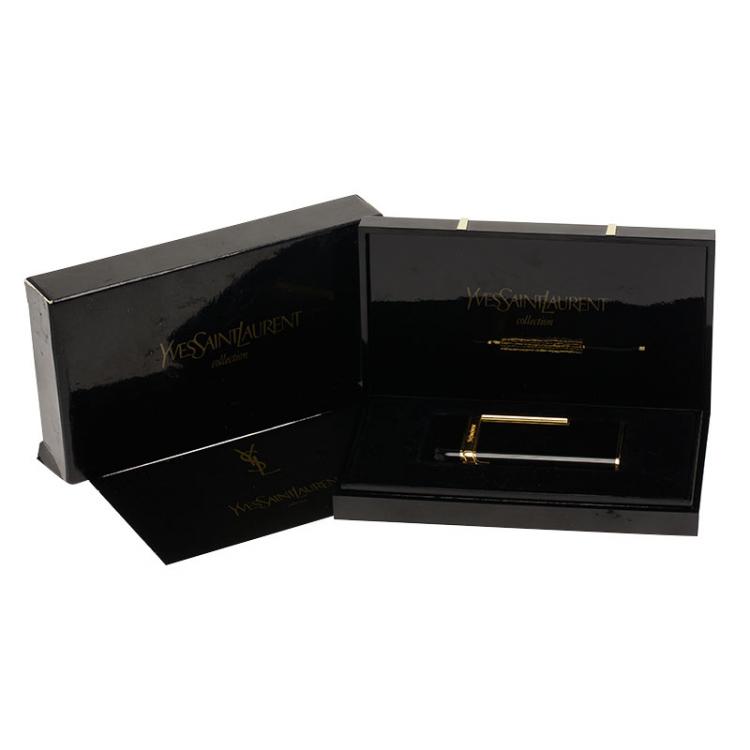 Pre Owned Saint Laurent Paris Gold-Plated Lighter