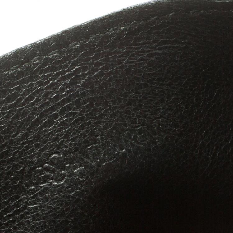 Pre Owned Saint Laurent Paris Purple Patent Leather Card Holder