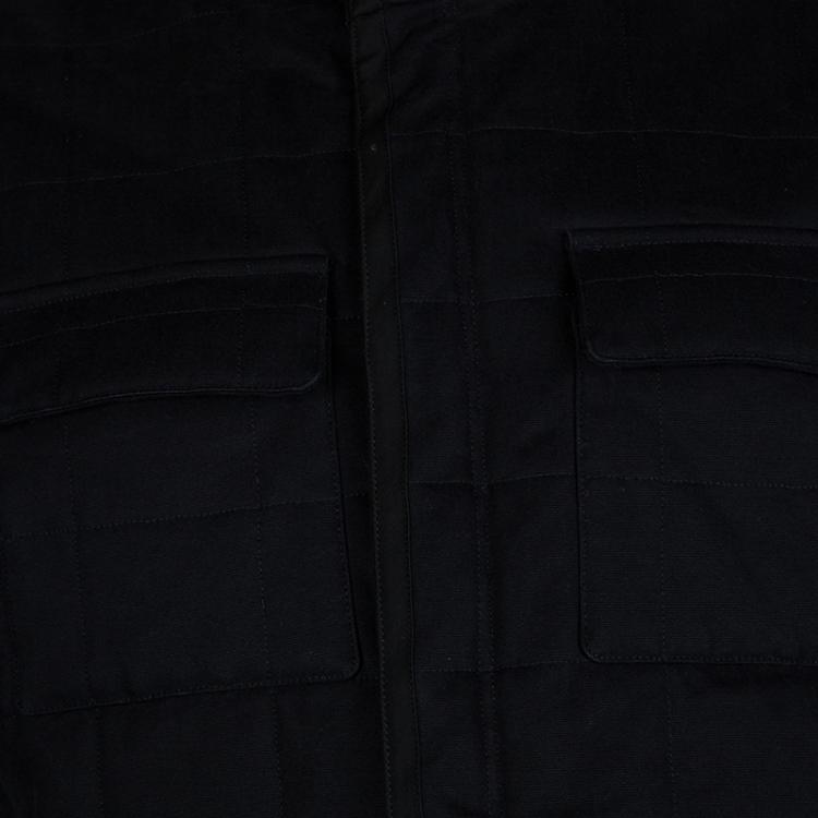 Pre Owned Saint Laurent Paris Black Quilted Jacket L