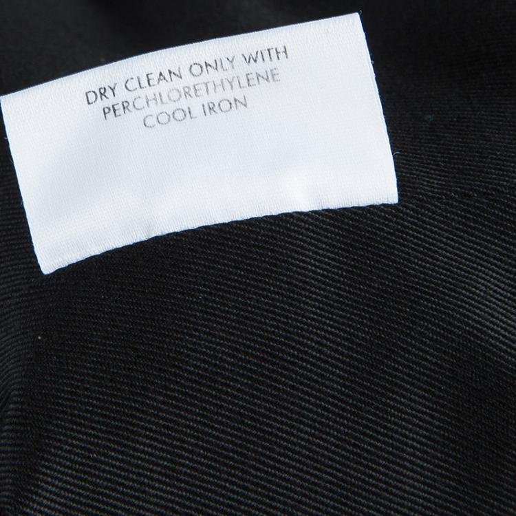 Pre Owned Saint Laurent Paris Black Quilted Jacket L