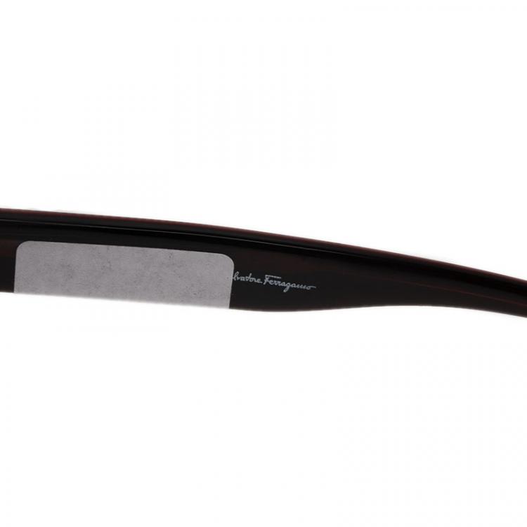 Pre Owned Salvatore Ferragamo Red 618S Wayfarers