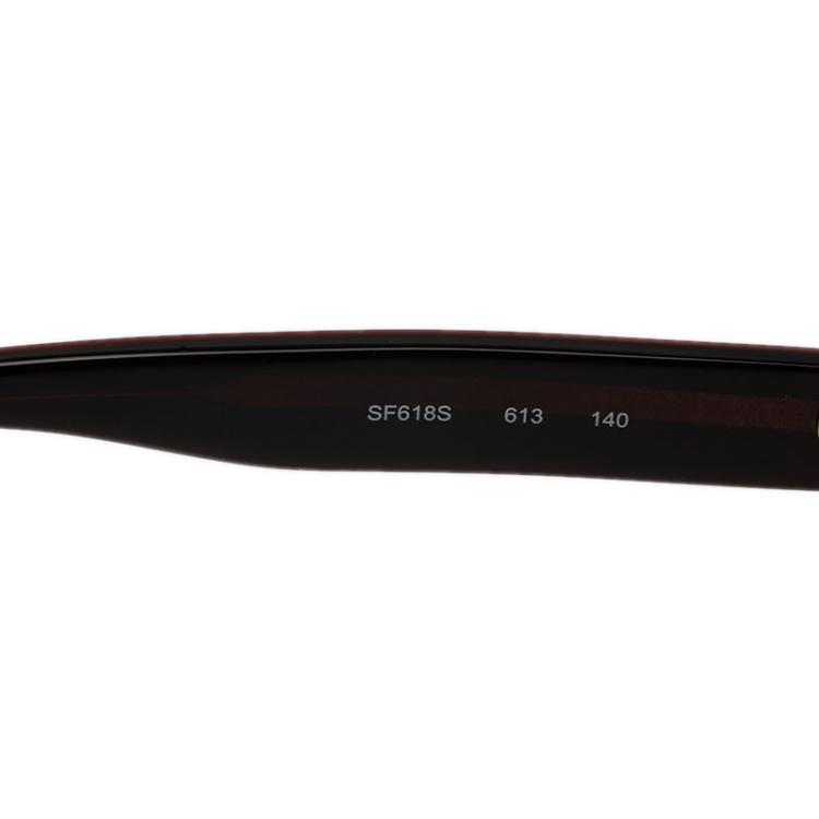 Pre Owned Salvatore Ferragamo Red 618S Wayfarers