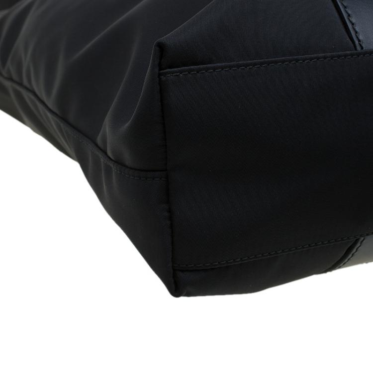 Pre Owned Salvatore Ferragamo Black Nylon Tote