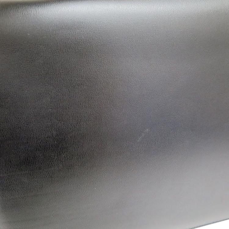 Pre Owned Salvatore Ferragamo Black Leather Briefcase