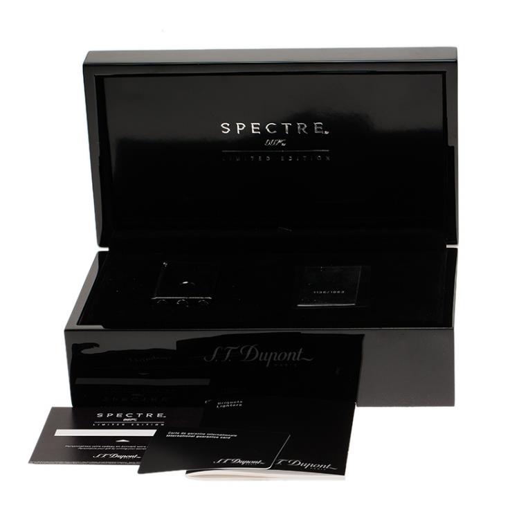 Pre Owned S.T. Dupont Black PVD Limited Edition James Bond Spectre 007 Lighter