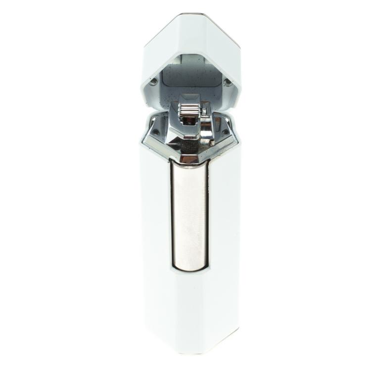 Pre Owned S.T. Dupont Mon Dupont White Lacquer and Palladium Finish Lighter