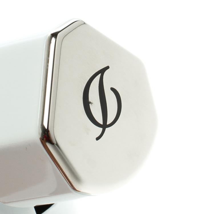 Pre Owned S.T. Dupont Mon Dupont White Lacquer and Palladium Finish Lighter