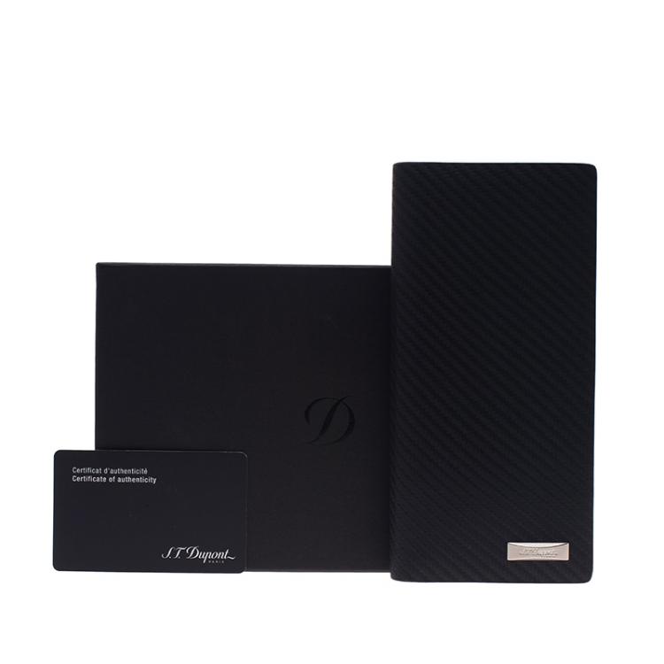 مملوكة مسبقًا S.T. Dupont Black Continental Wallet