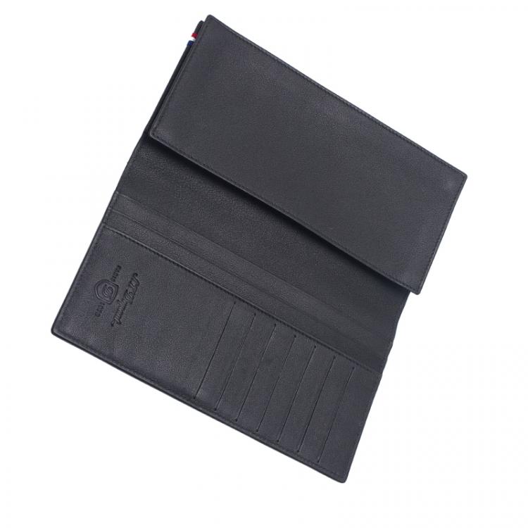 Pre Owned S.T. Dupont Black Flap Wallet