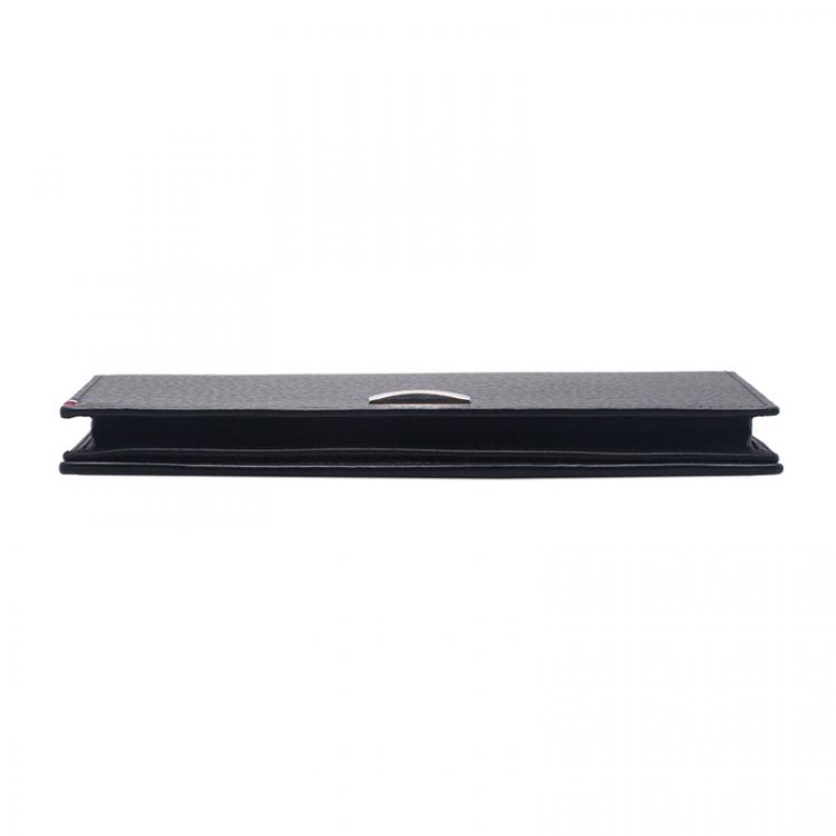 Pre Owned S.T. Dupont Black Flap Wallet