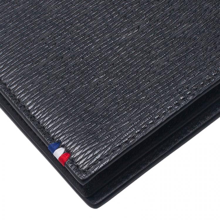 Pre Owned S.T. Dupont Black Flap Wallet