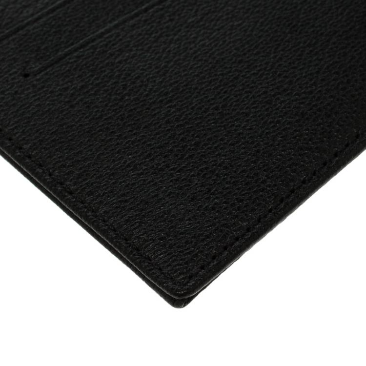 Pre Owned S.T. Dupont Black Leather Card Holder 4CC