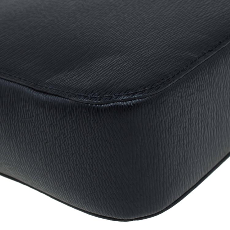 Pre Owned St Dupont Black Leather Pouch