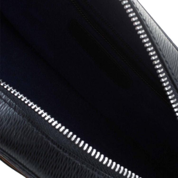 Pre Owned St Dupont Black Leather Pouch