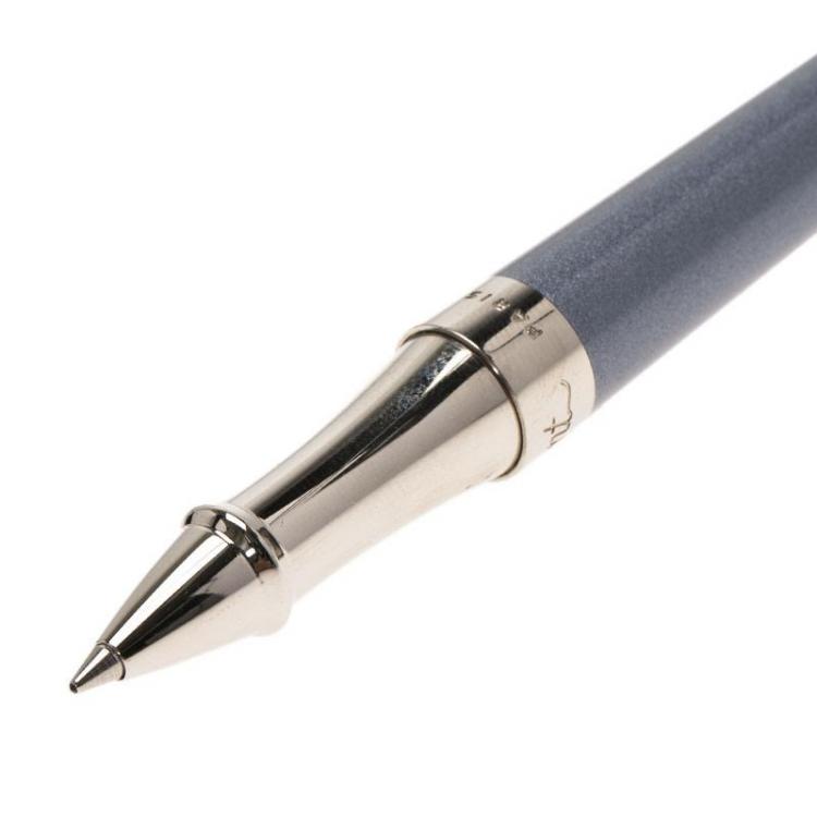 Pre Owned S.T. Dupont Liberte Pearly Grey Rollerball Pen
