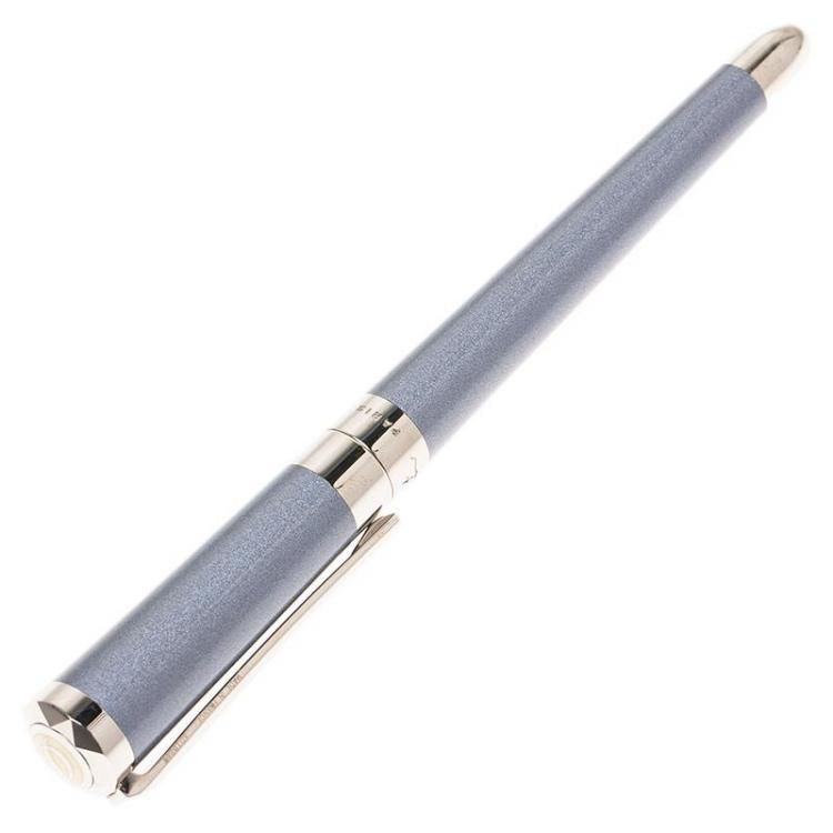 Pre Owned S.T. Dupont Liberte Pearly Grey Rollerball Pen