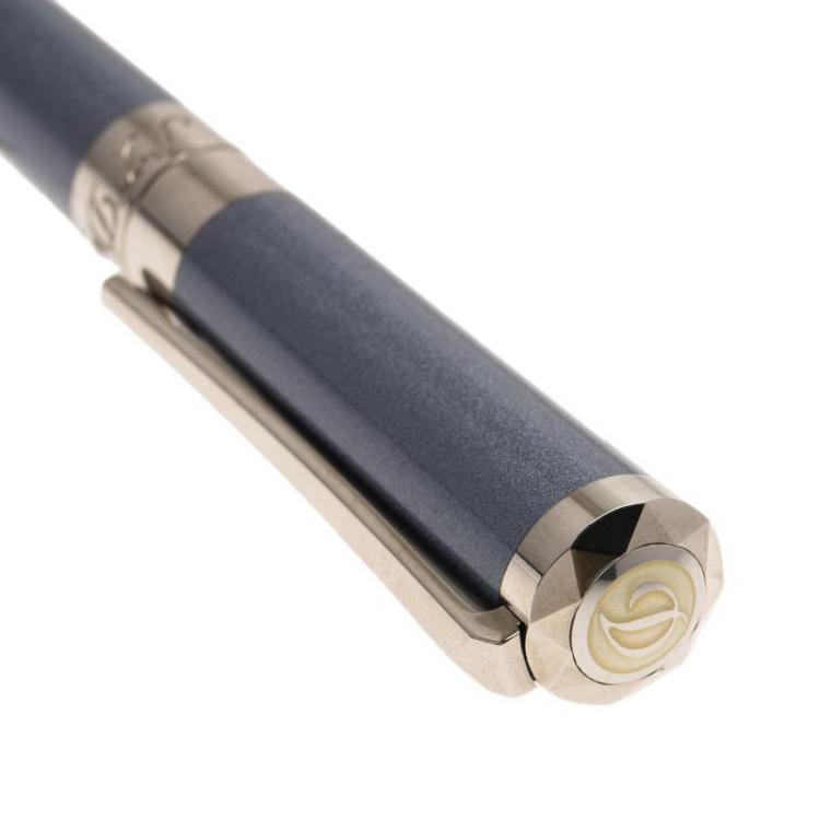 Pre Owned S.T. Dupont Liberte Pearly Grey Rollerball Pen
